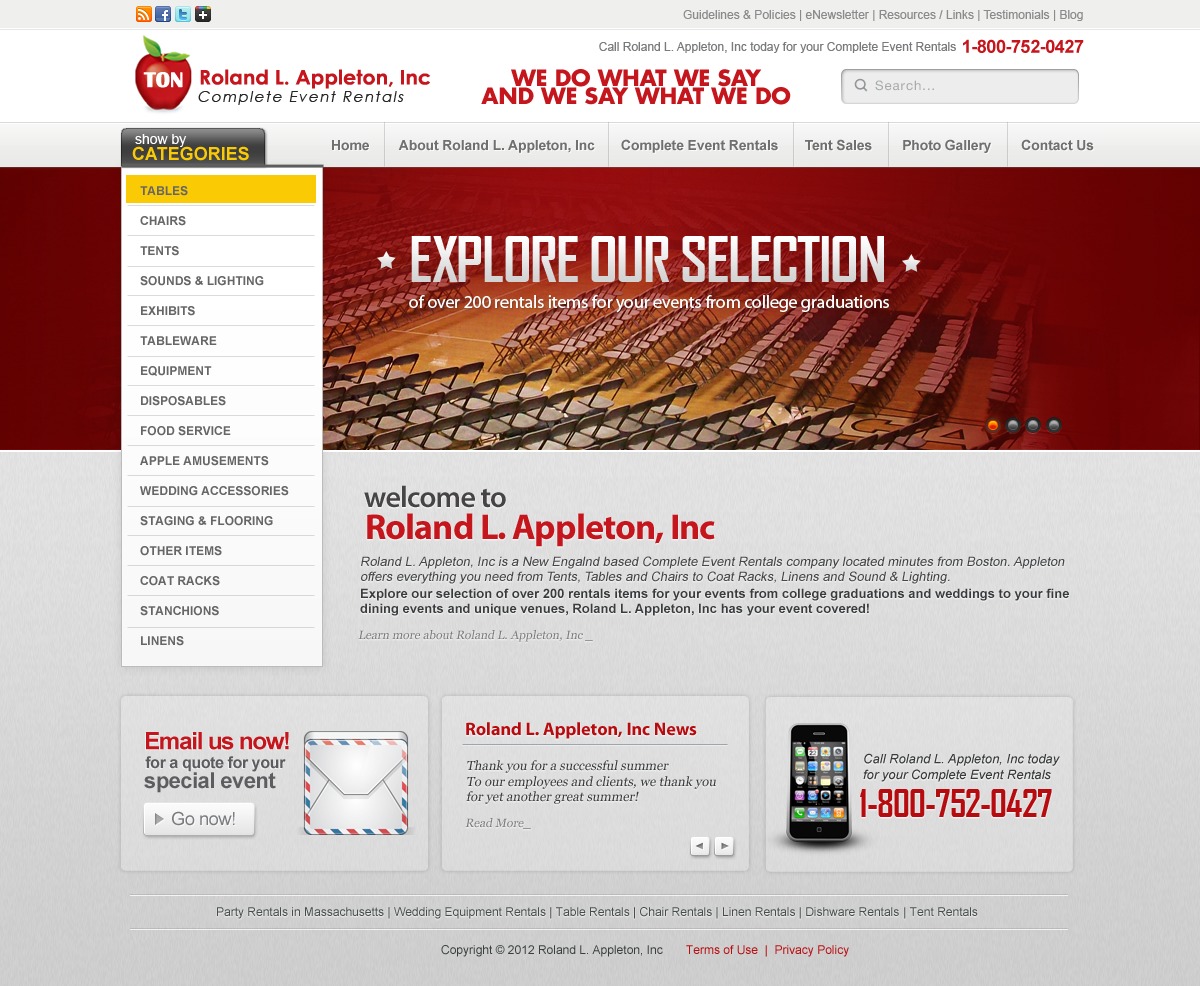 WordPress theme Appleton by GoingClear Interactive