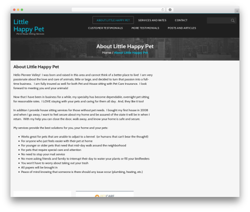 WordPress theme Customizable - littlehappypet.com WordPress theme Customizable - littlehappypet.com