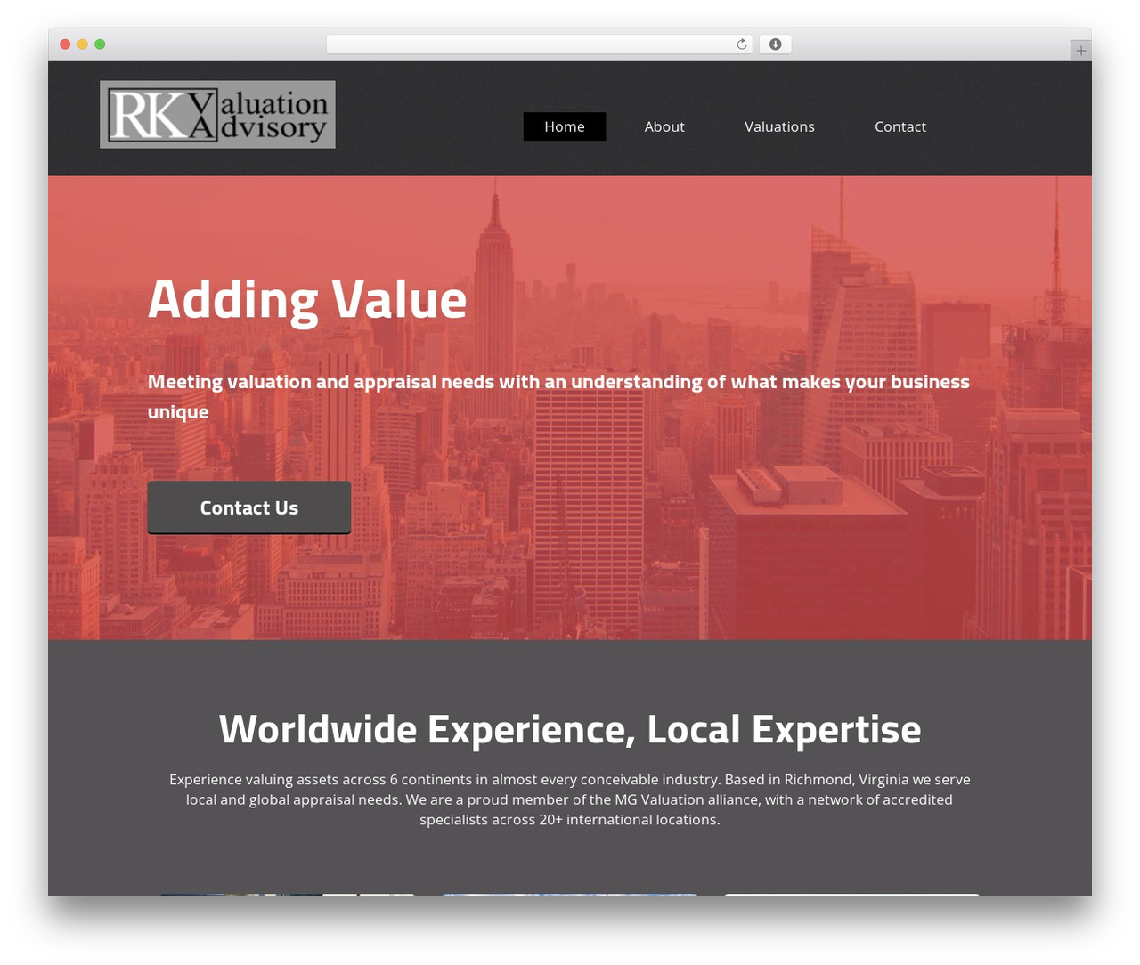 WordPress theme embr - rkvals.com