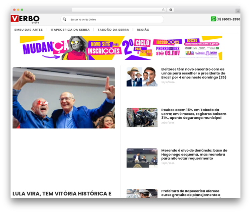 Jeg weather WordPress plugin - verboonline.com.br