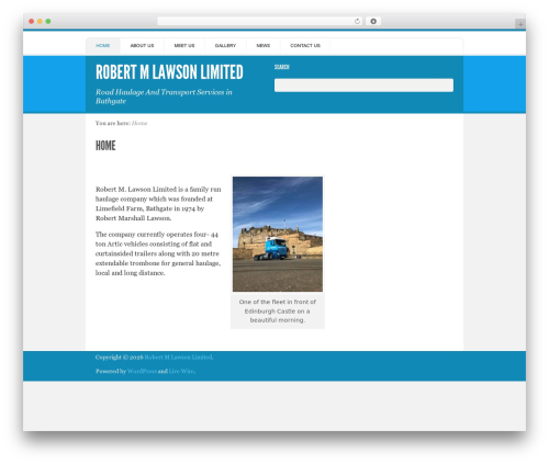 WordPress theme Live Wire - robertmlawson.co.uk