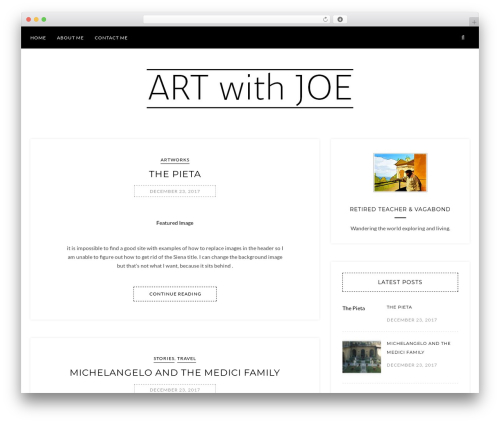 WordPress theme Siena - artwiththeoldfart.com