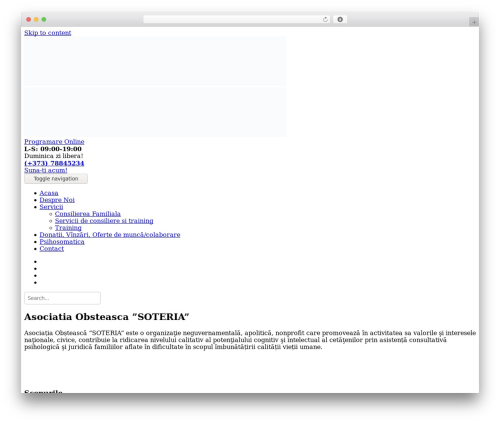 WordPress website theme Oculus - consiliere-psihologica.com