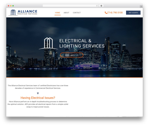 Hello Theme Child WordPress theme - allianceelectricalservices.com