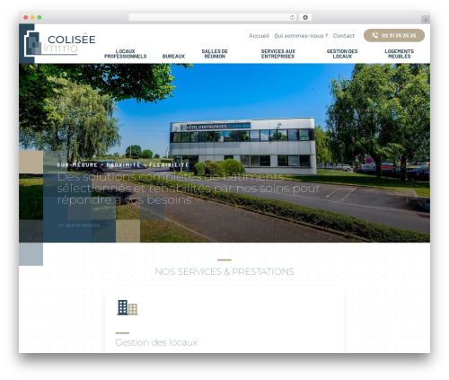 Infocob Web Theme theme WordPress - colisee-immo.fr