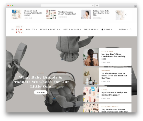 The Issue WordPress blog theme - heysimply.com