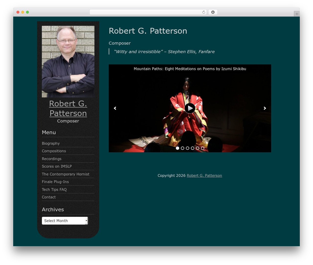 Theme WordPress DarkElements - robertgpatterson.com Theme WordPress DarkElements - robertgpatterson.com