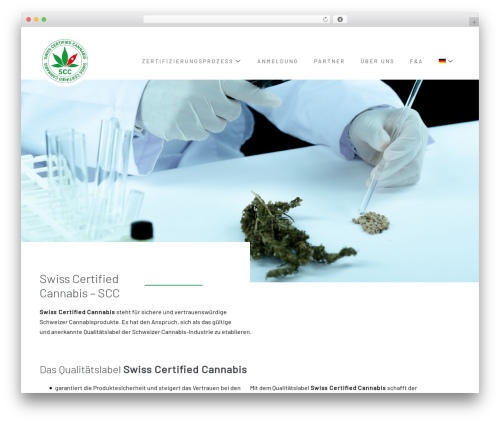 Theme WordPress scc - swiss-certified-cannabis.ch