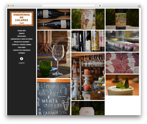 WordPress theme Bistrot - ribeirinhadecolares.com