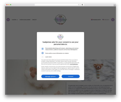 WordPress theme Carrino - haakjemee.nl
