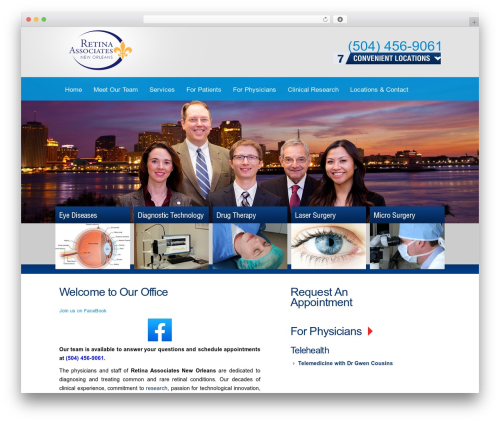 Am dashboard WordPress plugin - retinaassociates.org