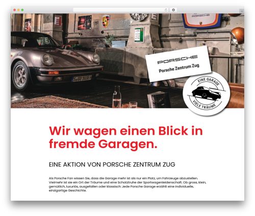 WordPress theme mindstudios - porschezug-dreams.ch