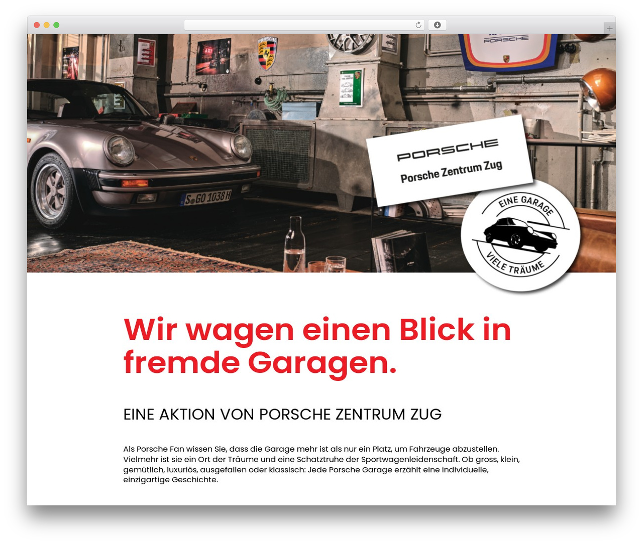 WordPress theme mindstudios - porschezug-dreams.ch