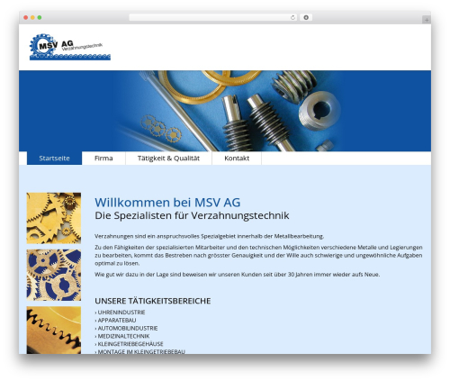 buetiger_theme1 WordPress theme - msvag.ch