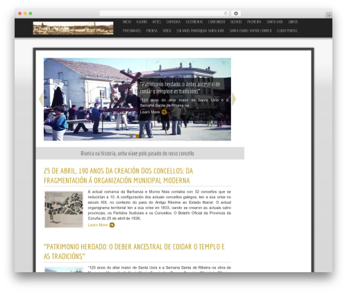 Easy WordPress theme - riveira.eu