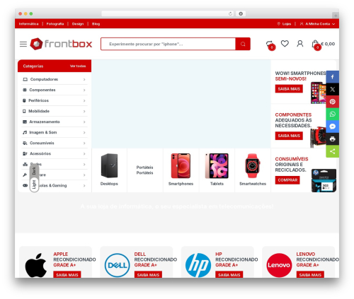 Electro WordPress theme - frontbox.pt