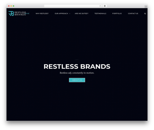 Flora WordPress website theme - restlessbrands.co.za