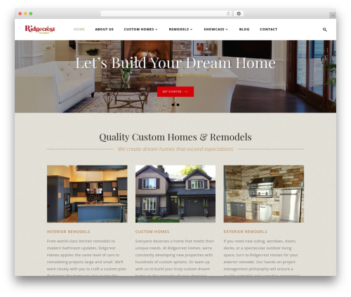 Hudson theme WordPress - ridgecresthms.com