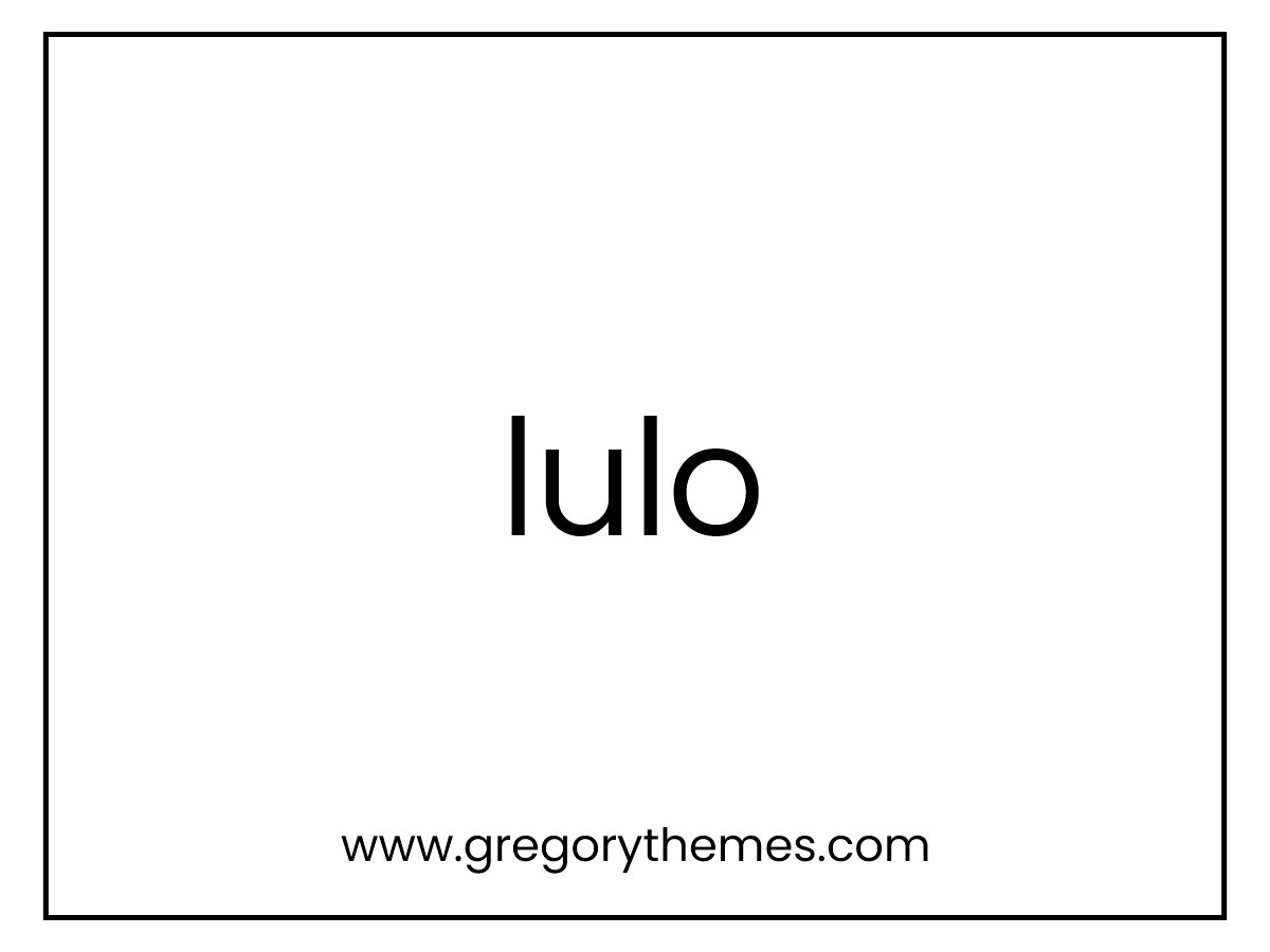 Lulo theme WordPress by Gregory Themes