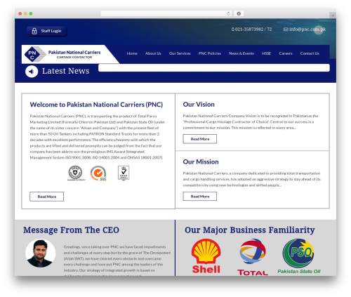 pnc WordPress theme - www.pnc.com.pk