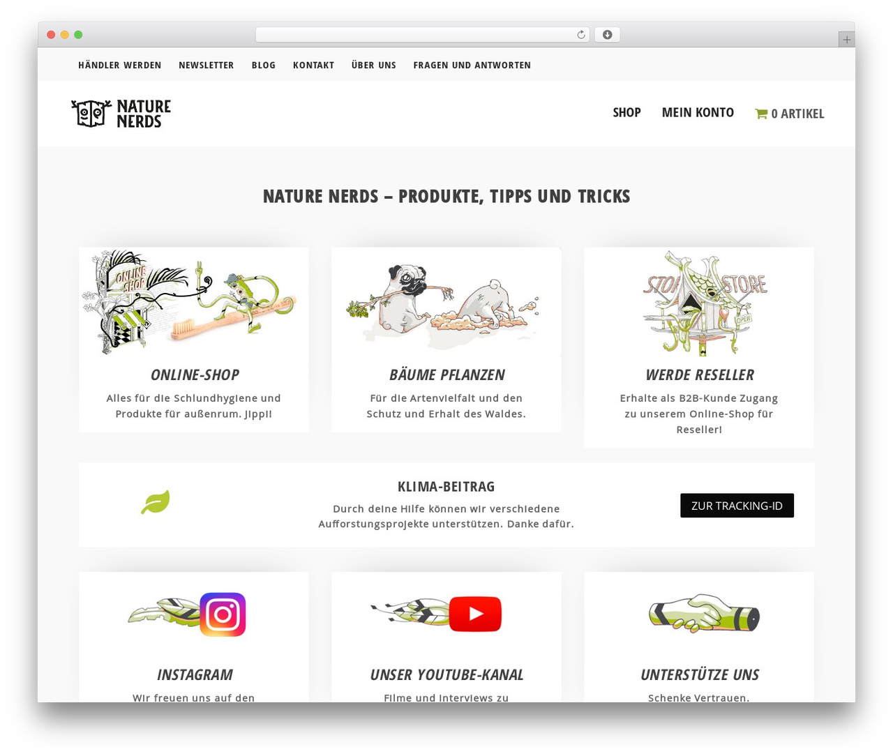 Theme WordPress Extra - naturenerds.de