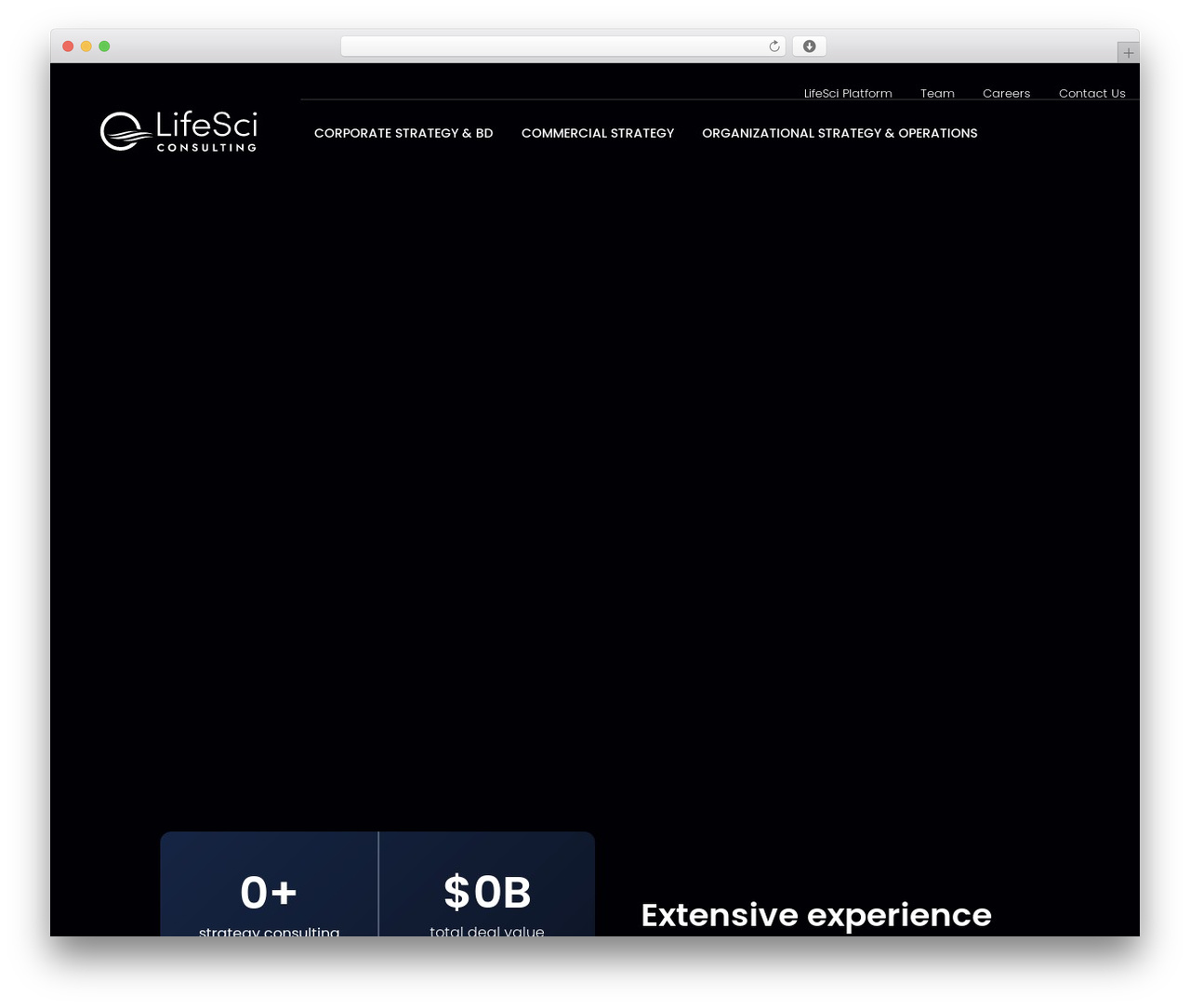 WordPress theme Beaver Builder Theme - lifesciconsulting.com