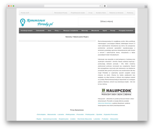 WordPress theme Table - remontoweporady.pl