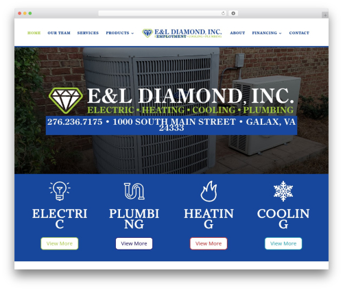 WordPress theme Divi - el-diamond.com