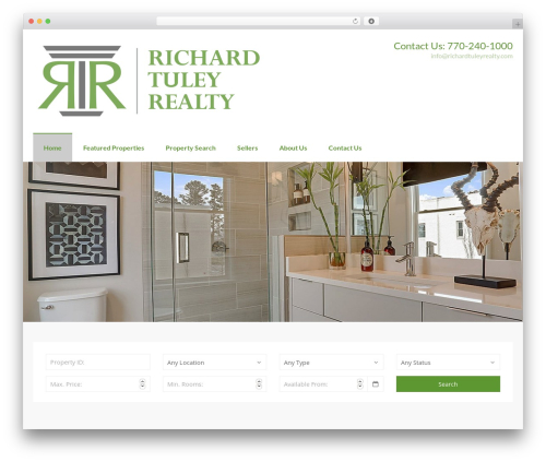 WordPress theme Realty - richardtuleyrealty.com