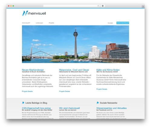 WP-Basis Codename: namespace WordPress theme - rheinvisuell.com
