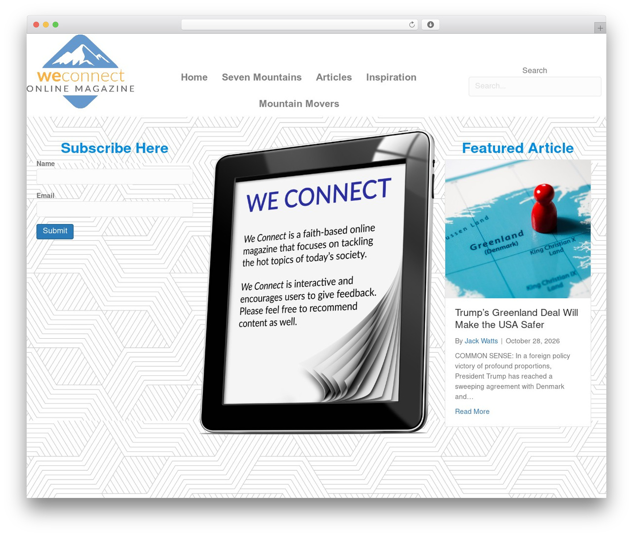 Beaver Builder Theme WordPress page theme - weconnectmag.com