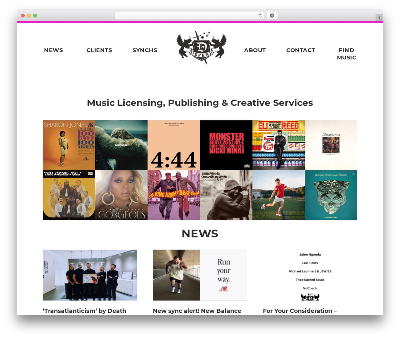Defend Music WordPress website theme - defendmusic.com Defend Music WordPress website theme - defendmusic.com