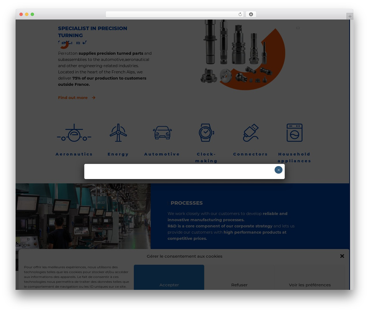 Betheme WordPress theme - perrotton.fr