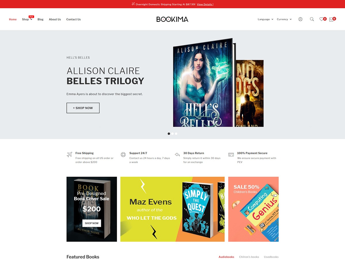 Bookima WordPress store theme Bookima WordPress store theme