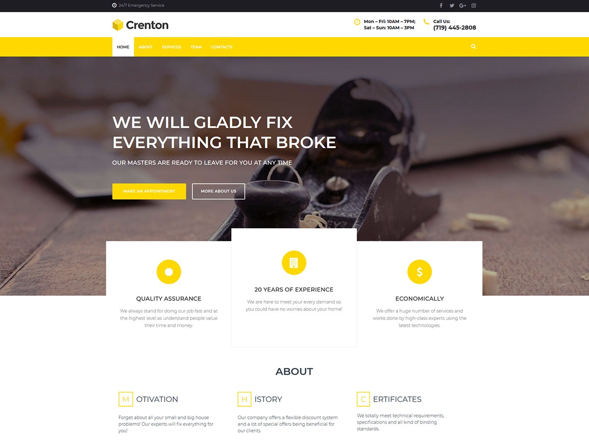 Crenton WordPress theme by RockThemes