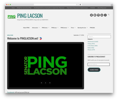 DailyMag WordPress theme - pinglacson.net