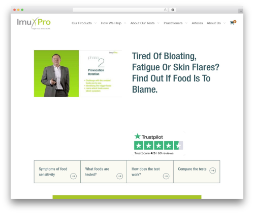 Divi menu cart WordPress plugin - imupro.com.au