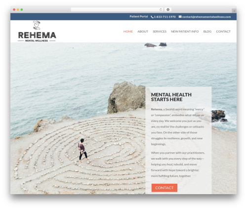 Divi theme WordPress - rehemamentalwellness.com