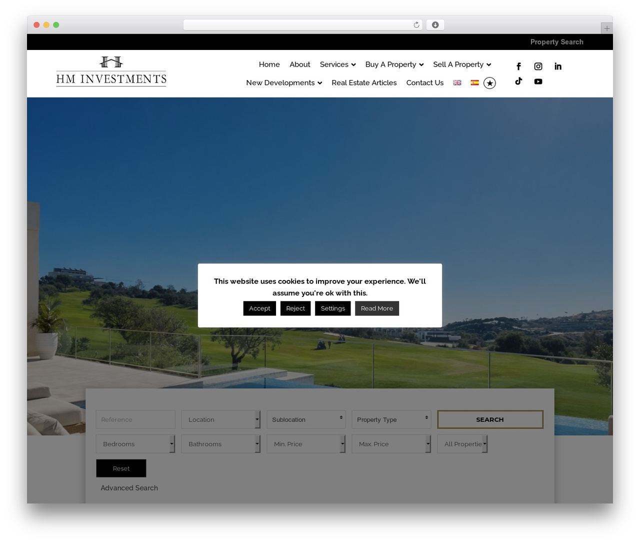 Divi WordPress theme design - hm-invest.com