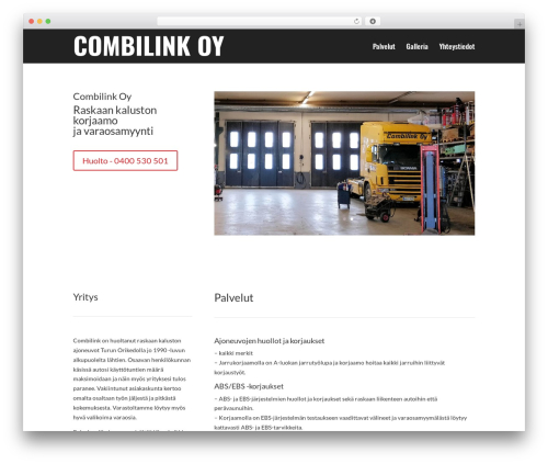 Divi WordPress theme - combilink.fi
