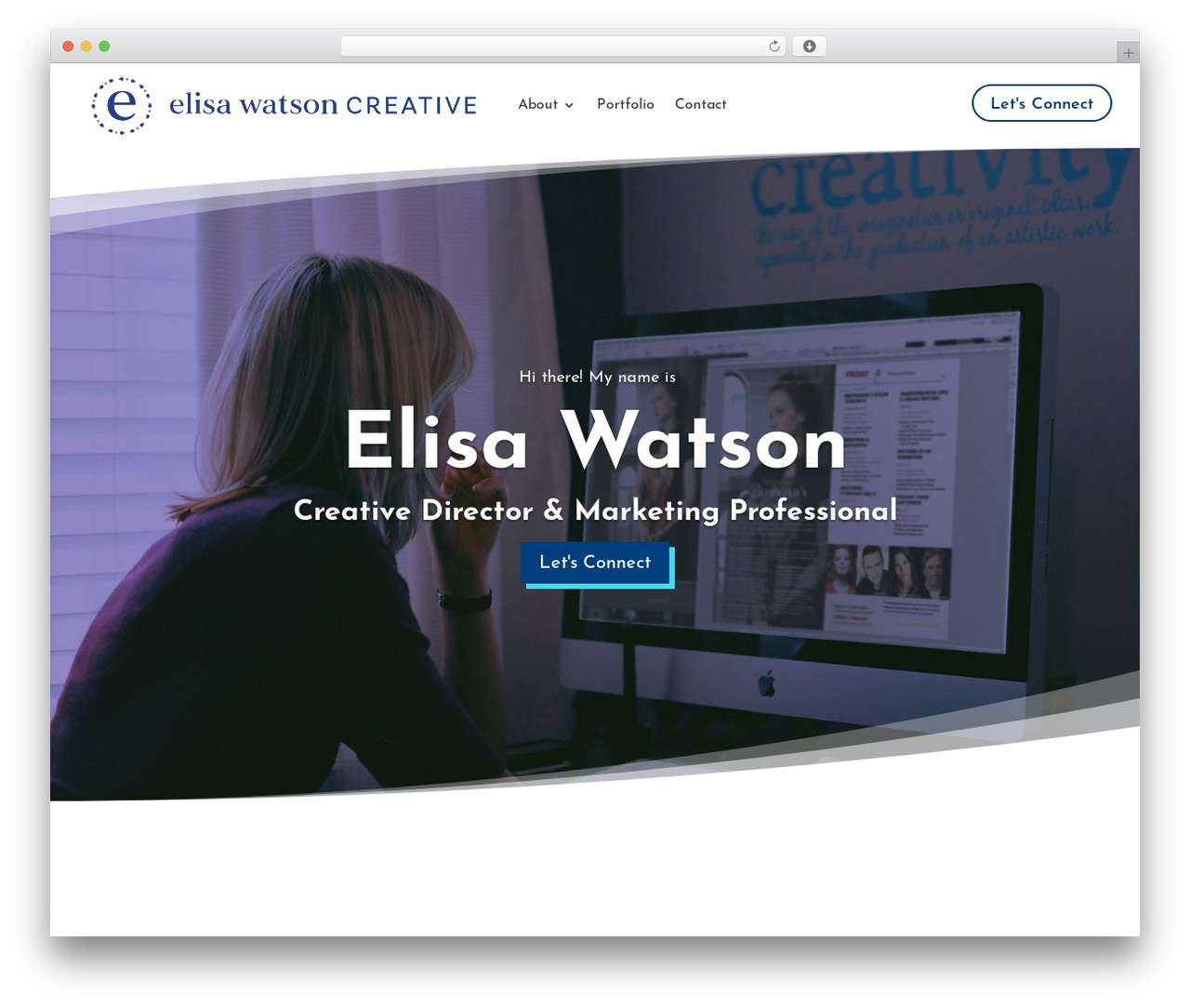 Divi WP theme - elisawatsoncreative.com