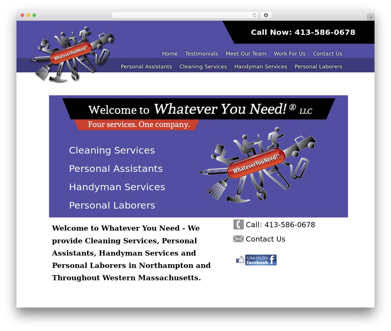 Framework WordPress theme - whateveryouneed.biz