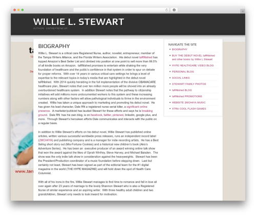 Genesis WordPress theme - willielstewart.com