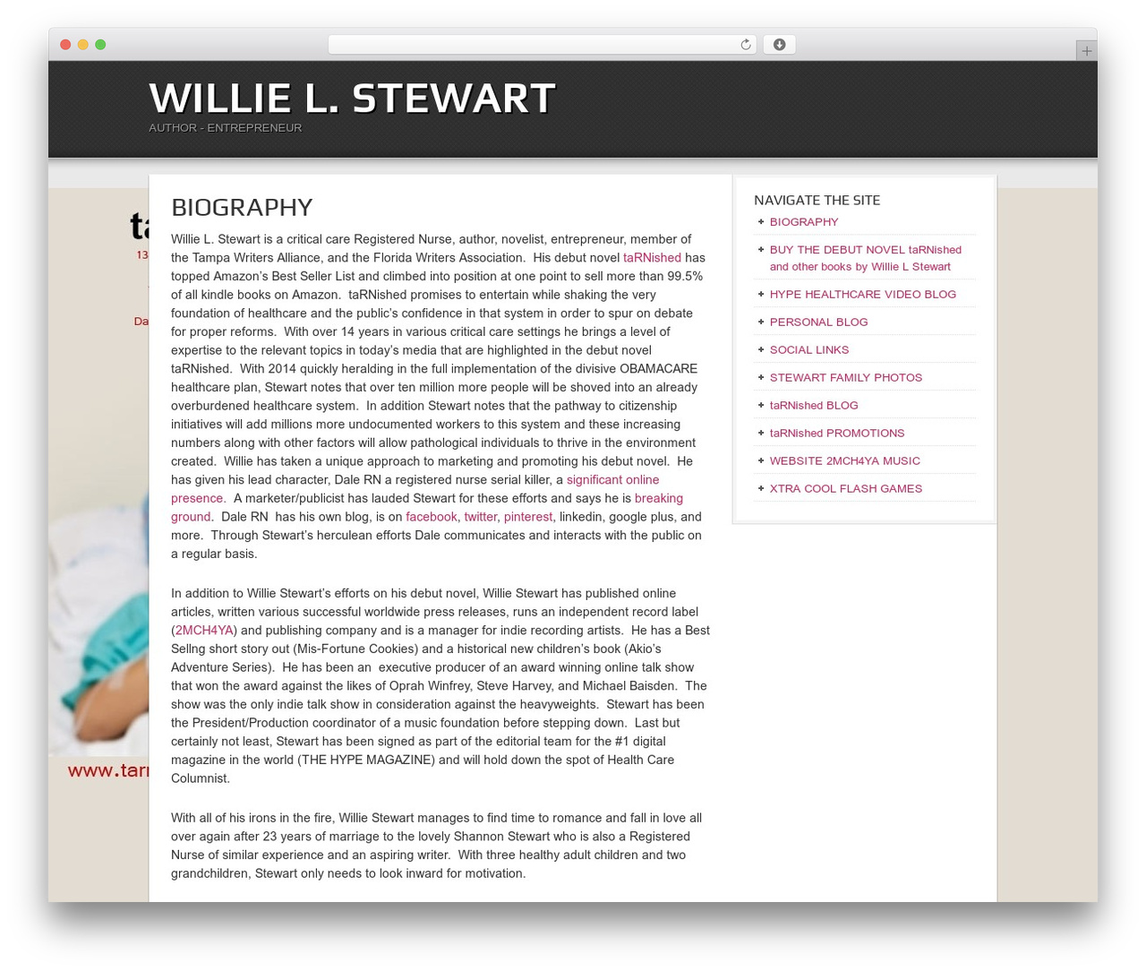 Genesis WordPress theme - willielstewart.com Genesis WordPress theme - willielstewart.com