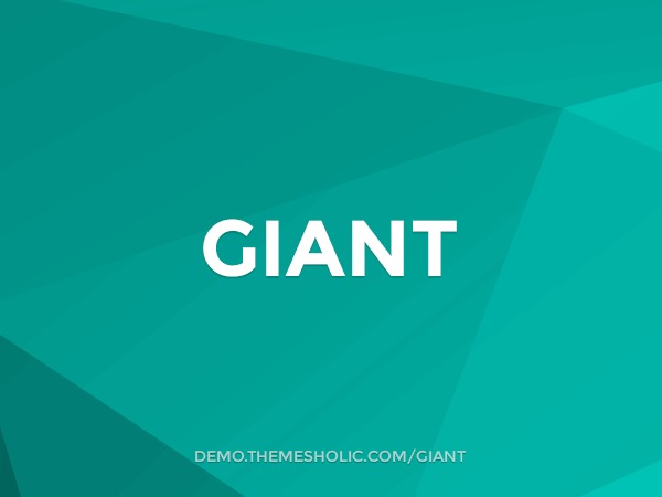 Giant theme WordPress by ThemesHolic