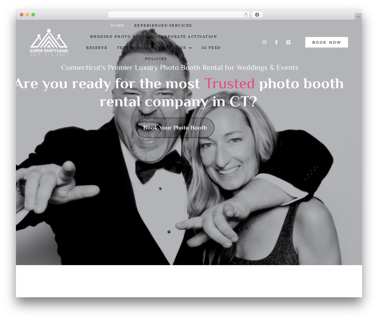 Hello Elementor WordPress theme design - superpartyland.com