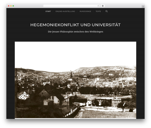 Hitchcock WordPress theme - fragment-geschichte.de