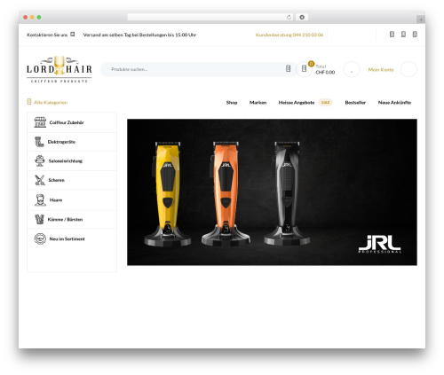 Floating cart product for woocommerce WordPress plugin - lordhair.ch