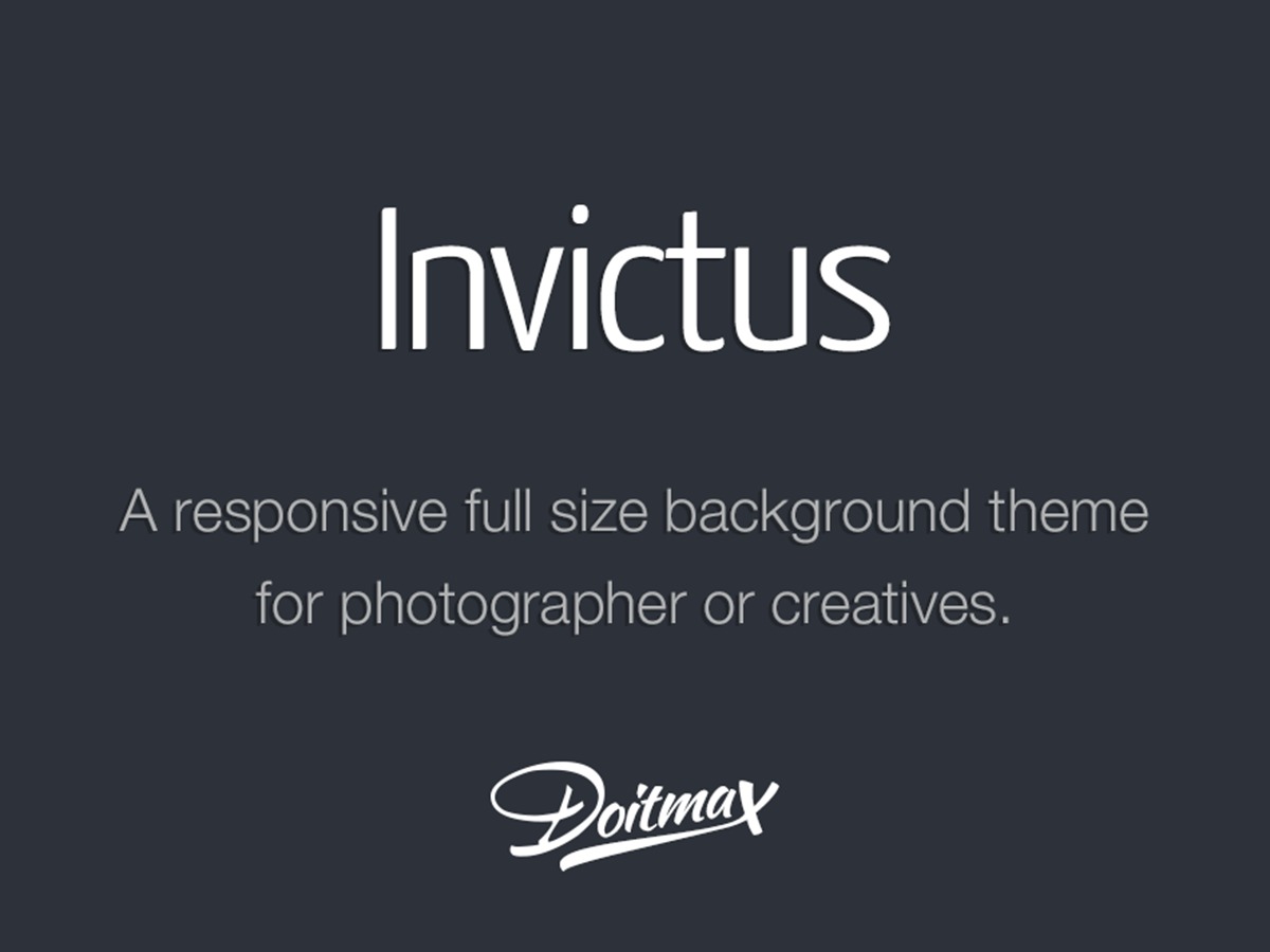 Invictus 3.3.23 WordPress theme by doitmax