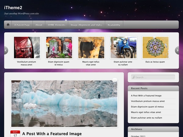 iTheme2 – WordPress.com WordPress blog theme iTheme2 – WordPress.com WordPress blog theme
